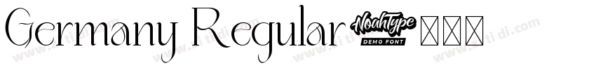 Germany Regular字体转换